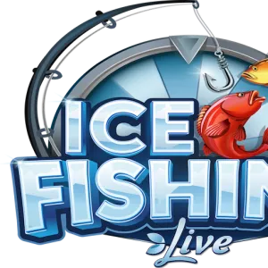 Ice fishing game for kids with colorful graphics and easy controls