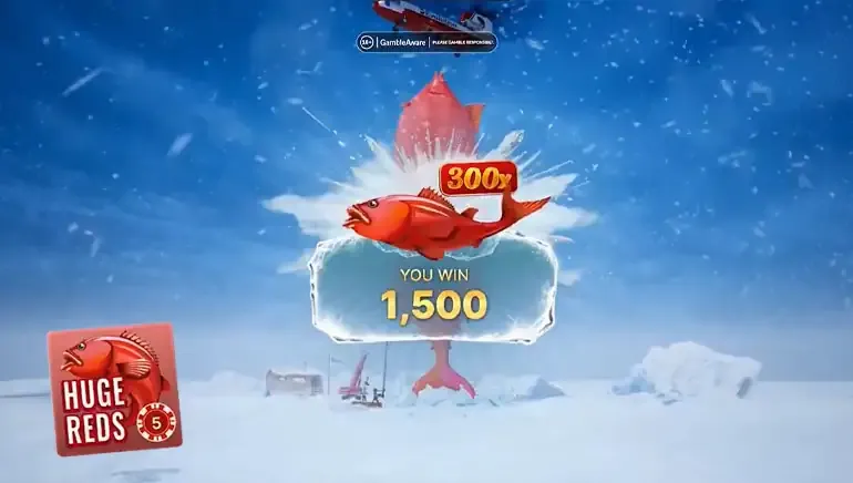 Weather system affecting gameplay in realistic ice fishing simulator