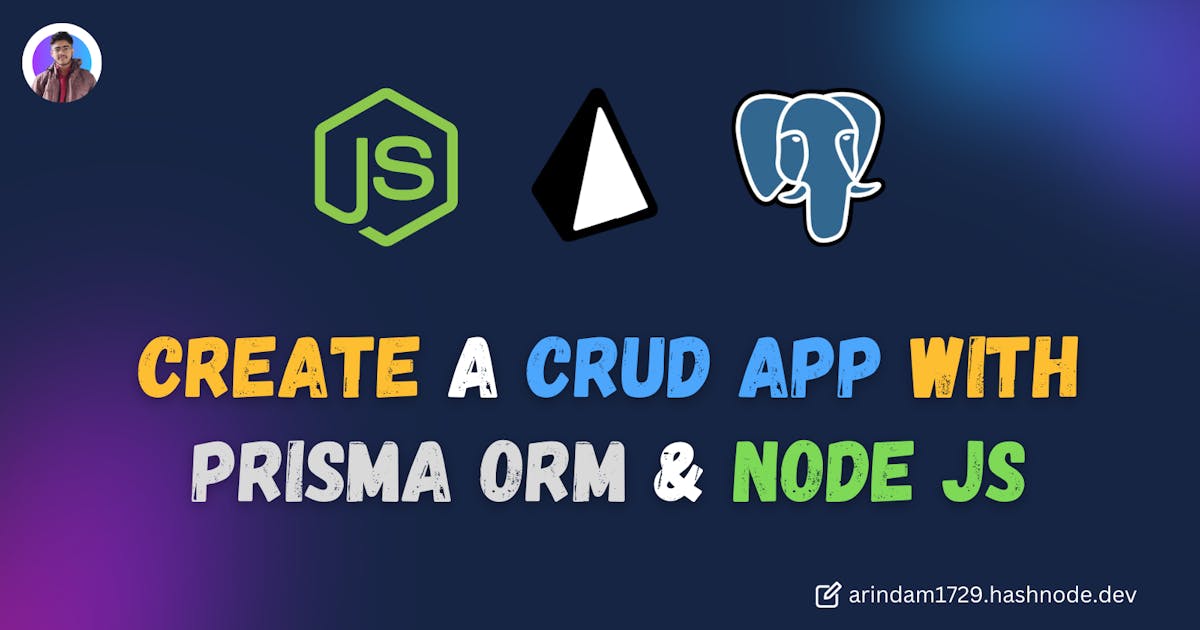 CRUD App with Prisma ORM & Node.js