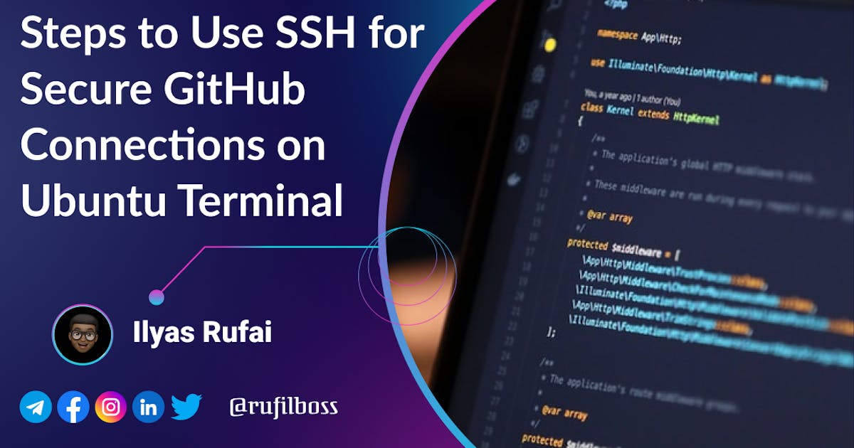 Steps to Use SSH for Secure GitHub Connections on Ubuntu Terminal