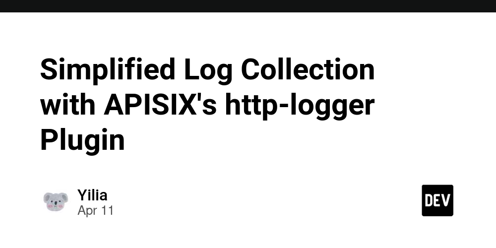 Simplified Log Collection with APISIX's http-logger Plugin