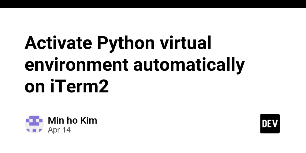 Activate Python virtual environment automatically on iTerm2