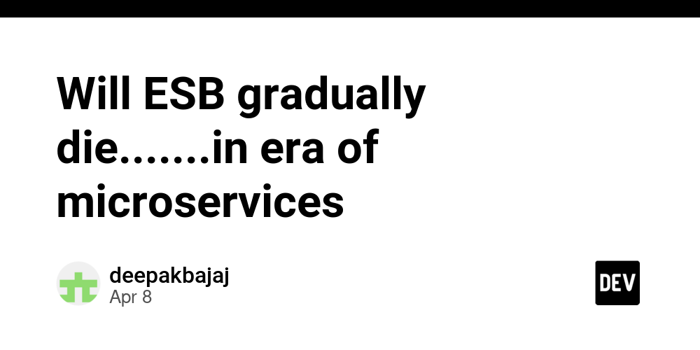 Will ESB gradually die…….in era of microservices