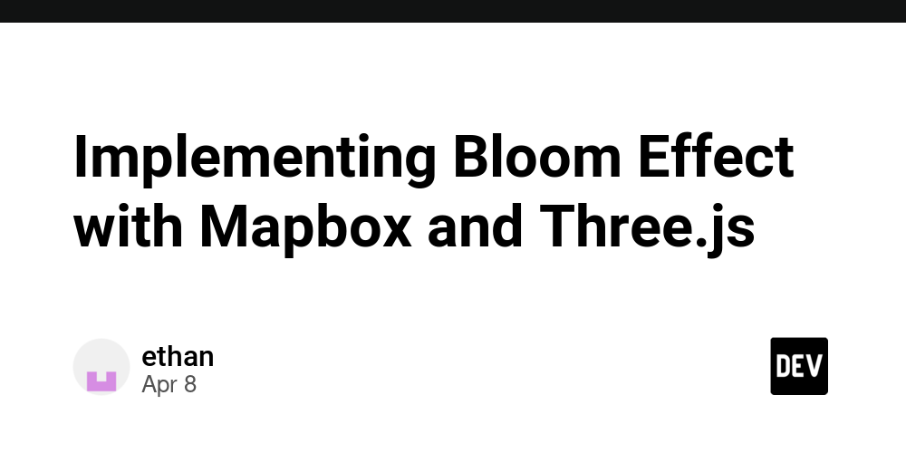 Implementing Bloom Effect with Mapbox and Three.js