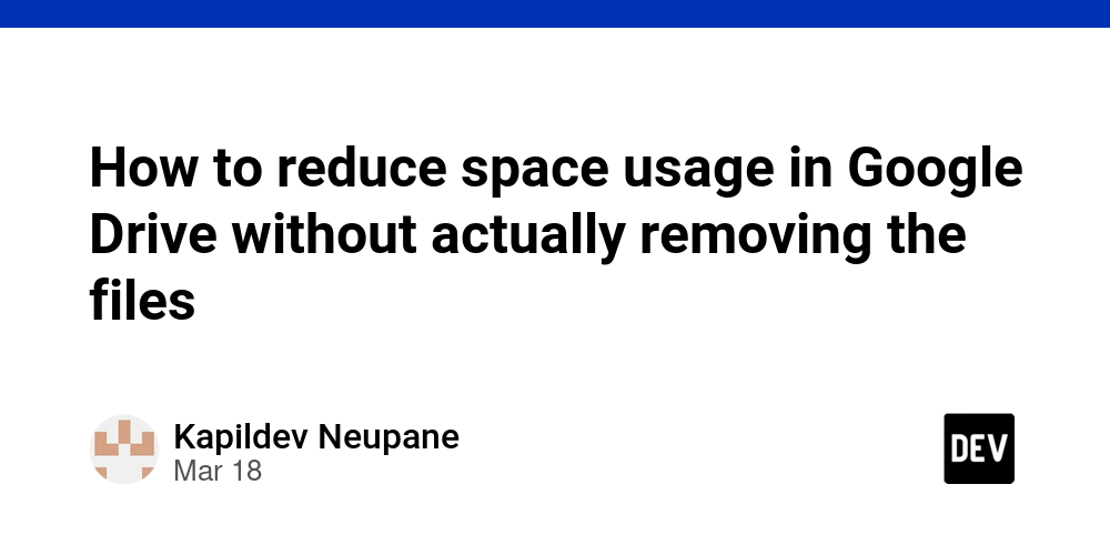 How to reduce space usage in Google Drive without actually removing the files